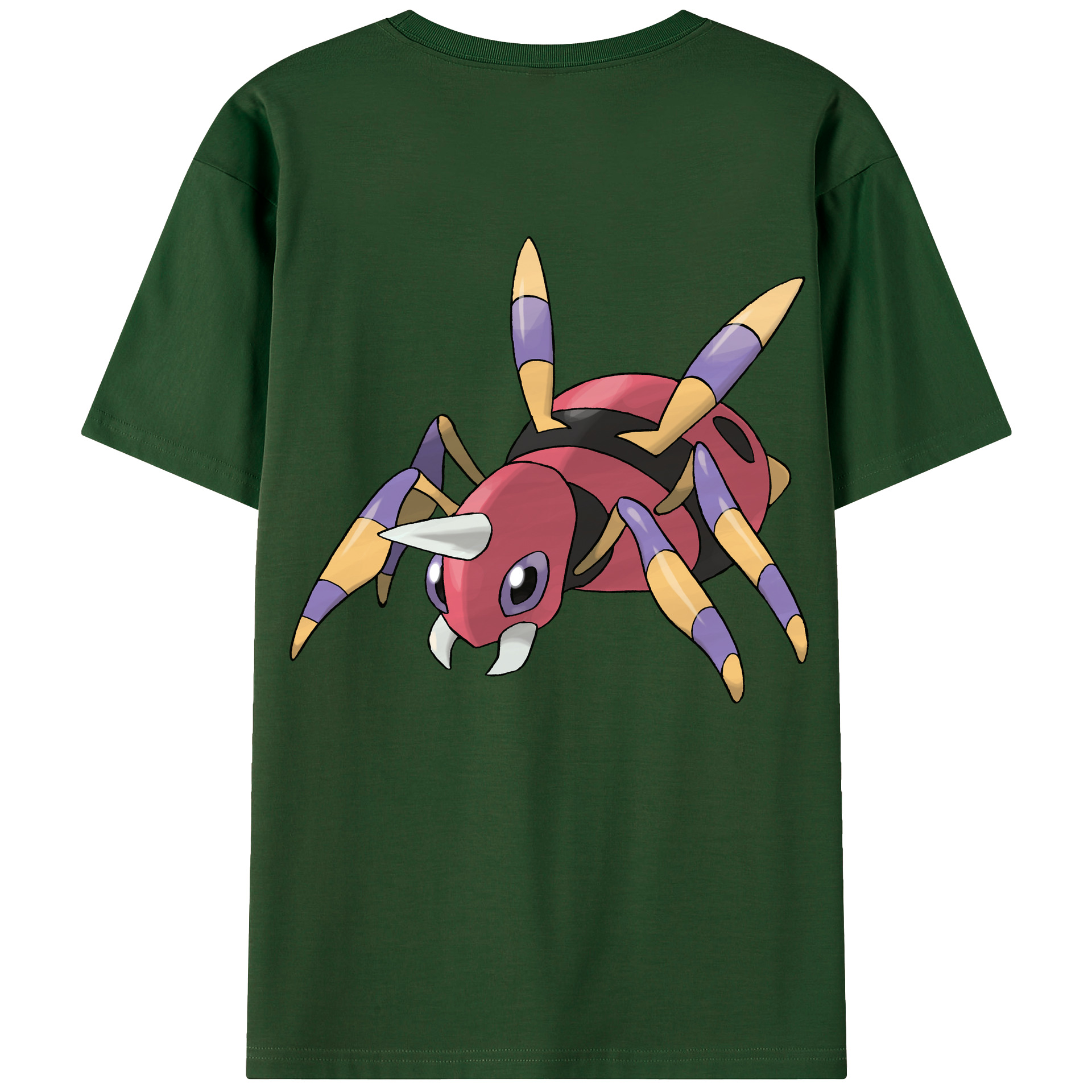 （画像用） ポケットモンスター Pokémon 綿100％半袖Tシャツ（背面プリント）